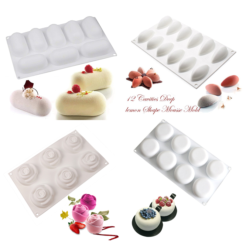 Candle Supplies Eu - Moule en silicone pour gâteau mousse,