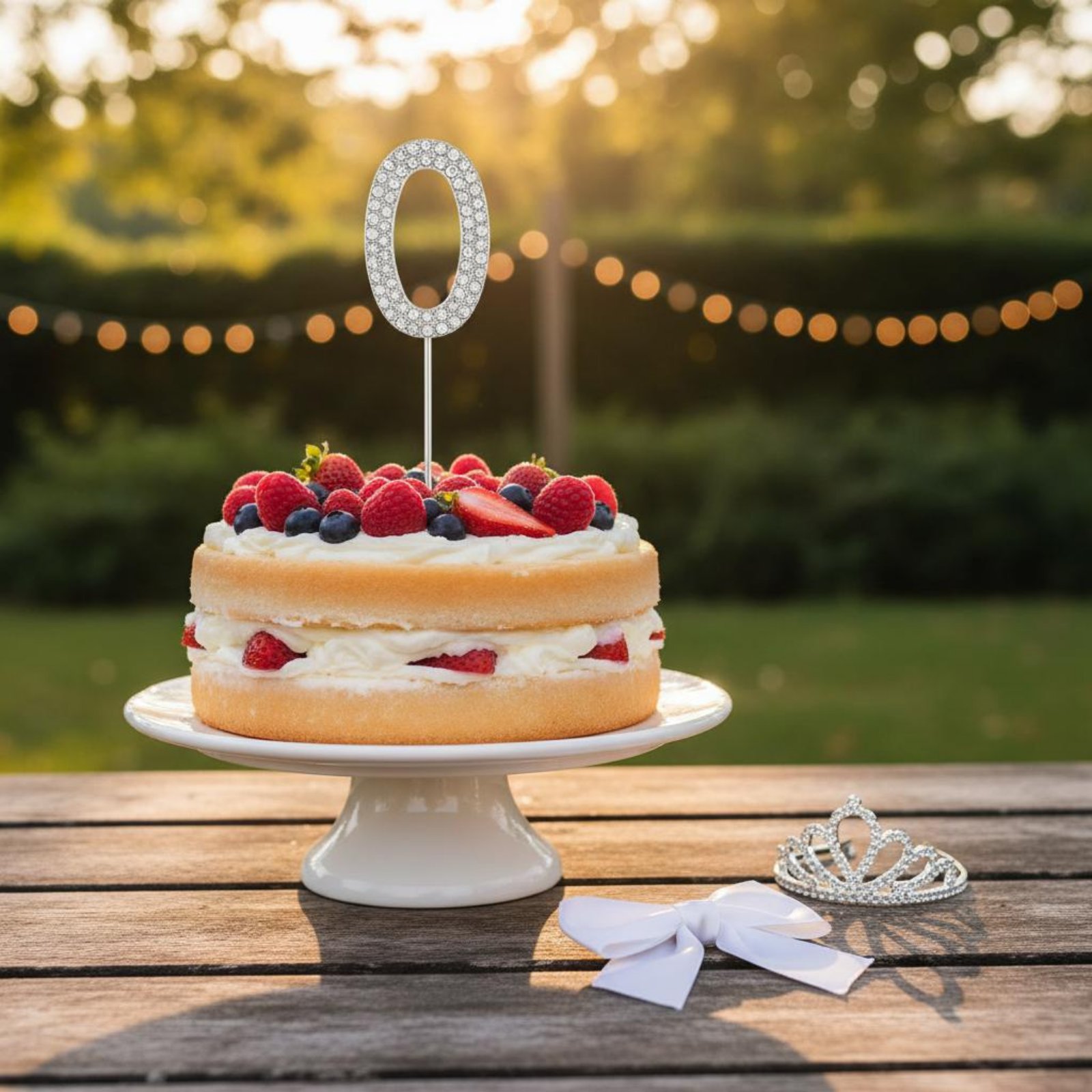 Candle. Queen - Décoration de gâteau couronne en cristal,
