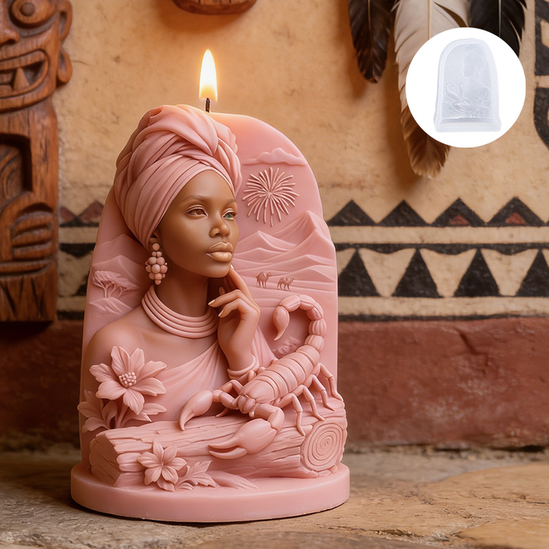Candle. Queen - Moule en silicone DIY pour bougies