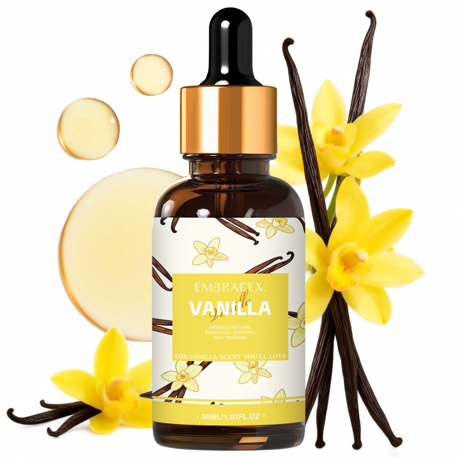 Huiles parfumées à la vanille  - Candle Supplies Free Shipping avis et prix