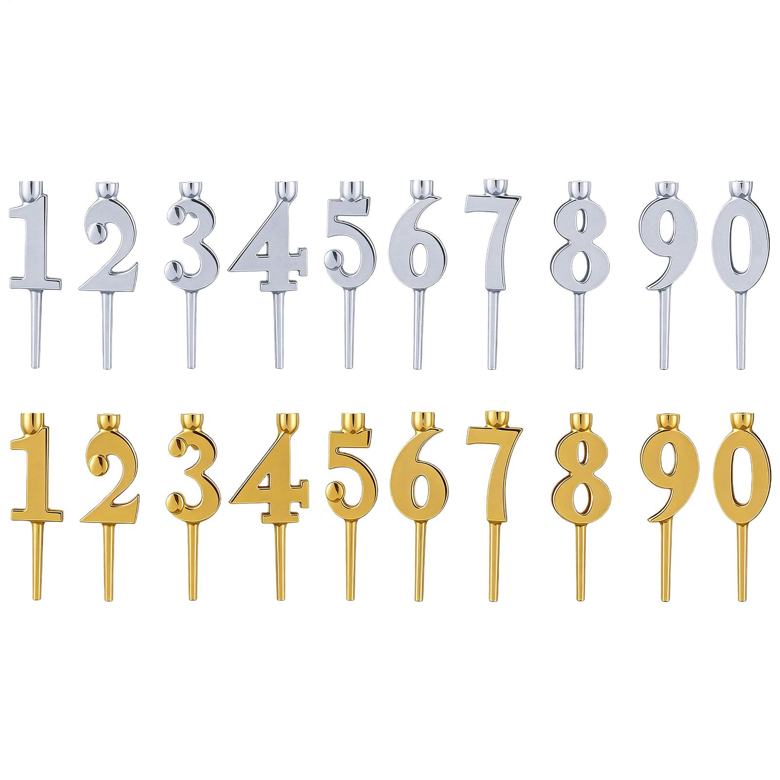 Bougeoirs d'anniversaire numér - Candle Holder Supplies avis et prix