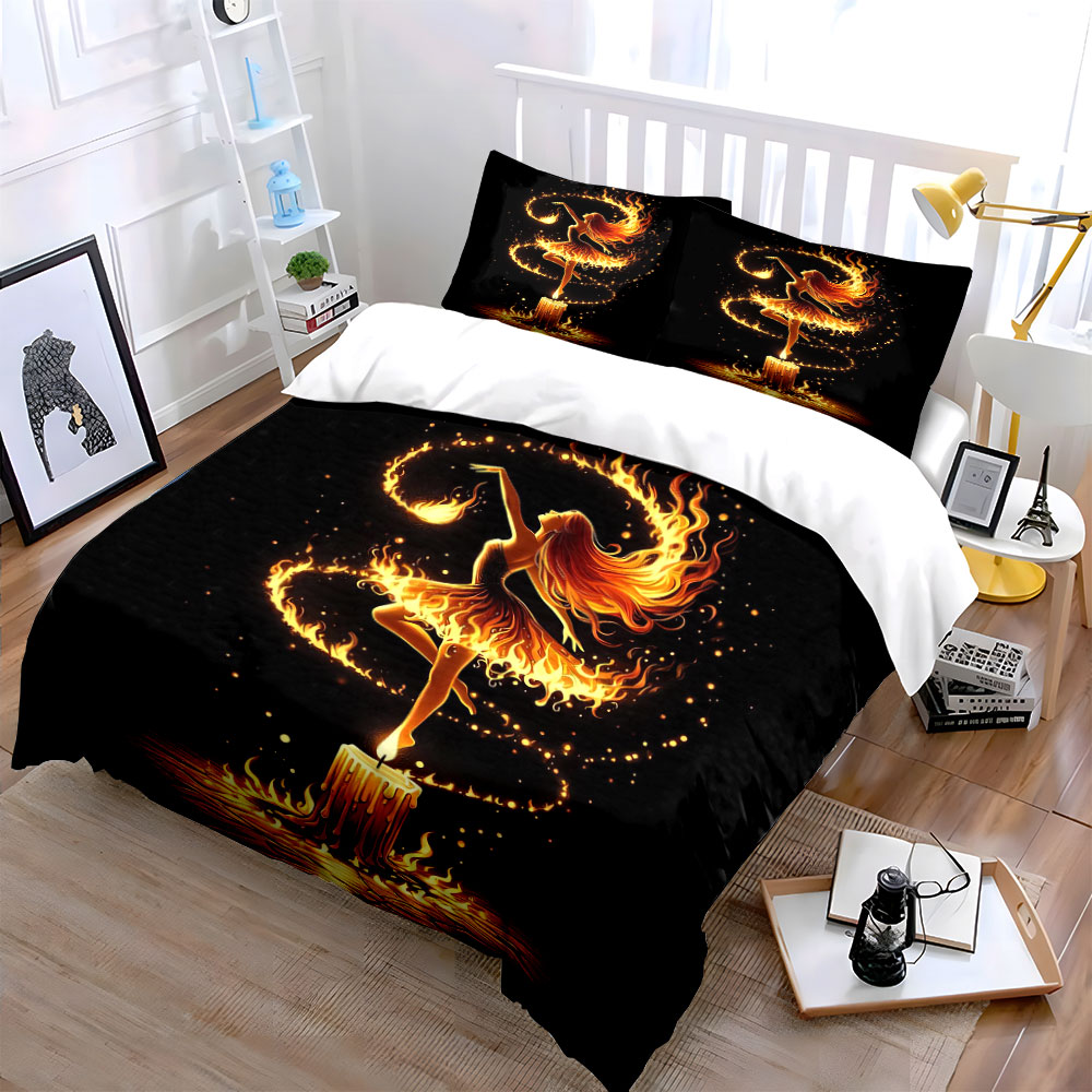 Ensemble de literie Fiery Danc - Candle. Queen avis et prix