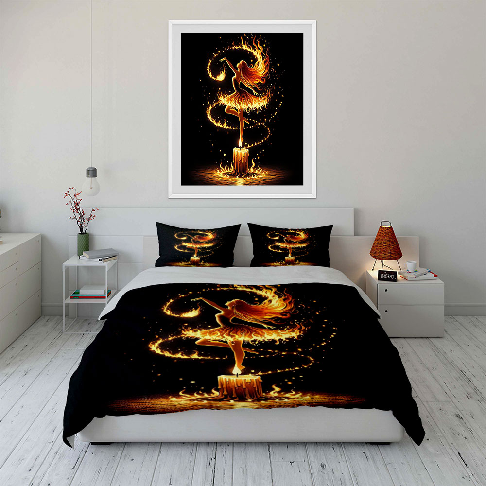 Ensemble de literie Fiery Danc - Candle. Queen avis et prix