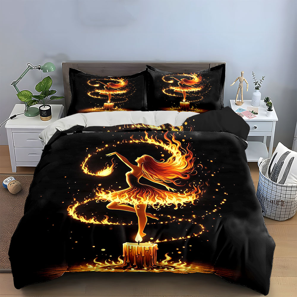 Ensemble de literie Fiery Danc - Candle. Queen avis et prix