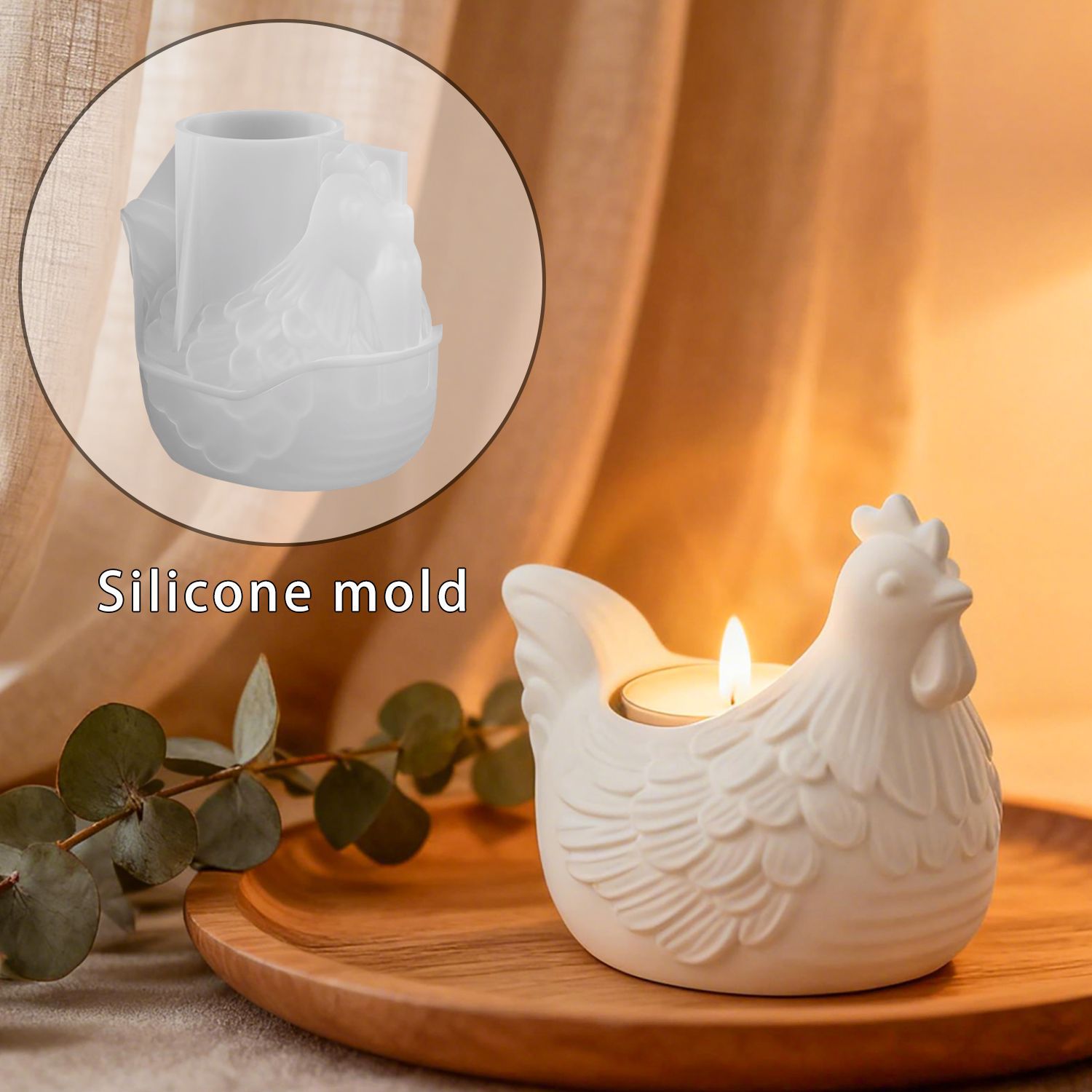 Bougeoir 3D petit poulet, moul - Candle Holder Supplies avis et prix