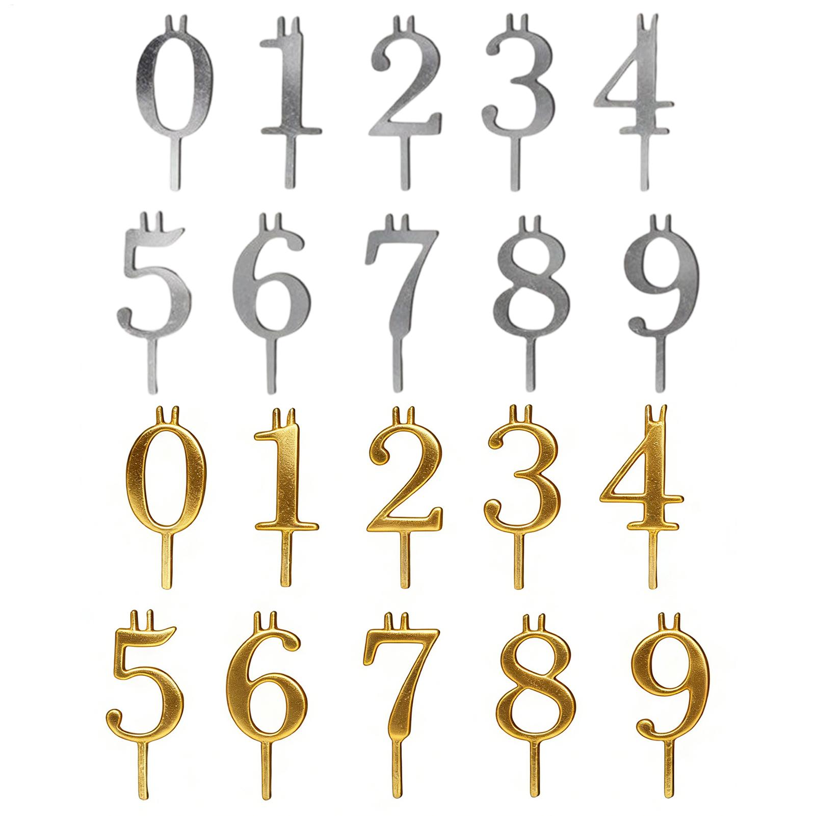 Lot de 10 décorations de gâtea - Candle Holder Supplies avis et prix